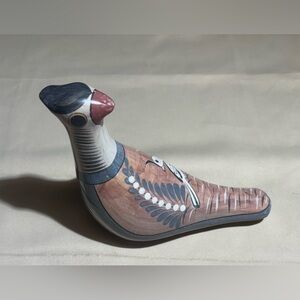 Tonala Inspired Pottery Ceramic Bird‎ Figurine Folk Art
